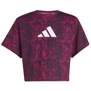 adidas - Girls' (Junior) Animal Print T-Shirt (IC0357)