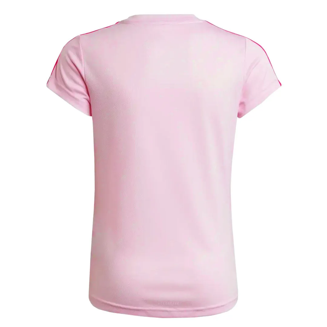 adidas - Girls' (Junior) Designed 2 Move 3-Stripes T-Shirt (HM4472)