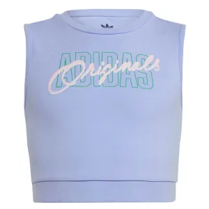adidas - Girls' (Junior) Graphic Print Crop Tank Top (IB8459)