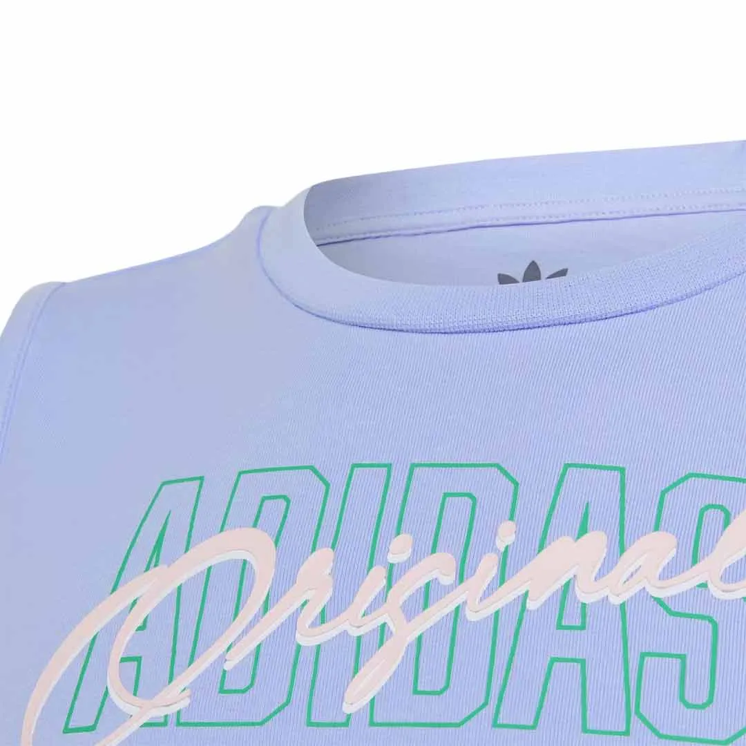 adidas - Girls' (Junior) Graphic Print Crop Tank Top (IB8459)