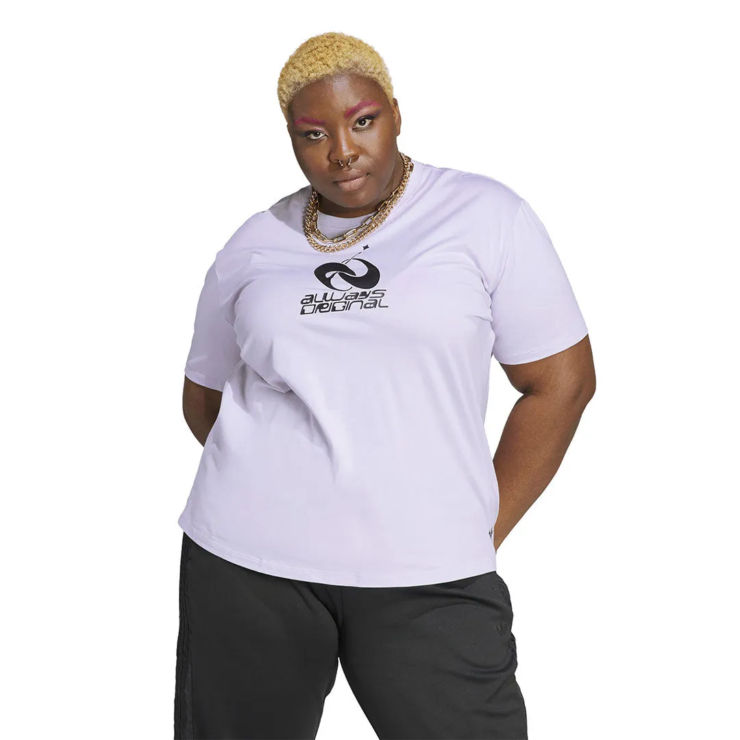 adidas - Women's Always Original Graphic Loose T-Shirt (Plus Size) (IC1522)