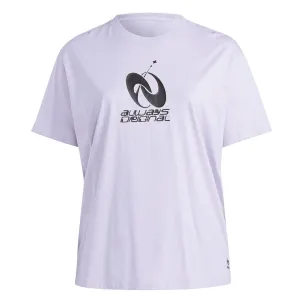 adidas - Women's Always Original Graphic Loose T-Shirt (Plus Size) (IC1522)