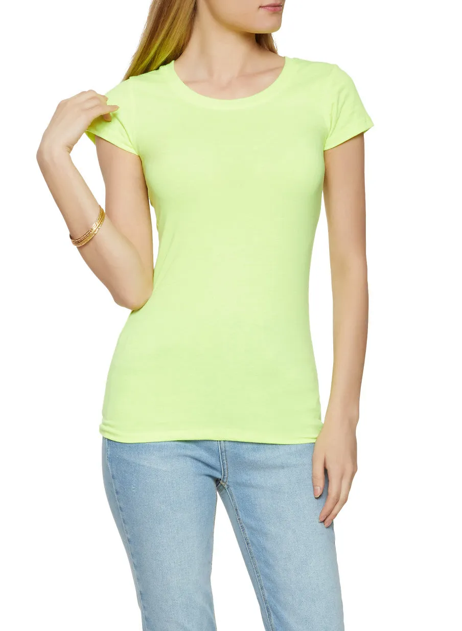 Basic Scoop Neck Tee