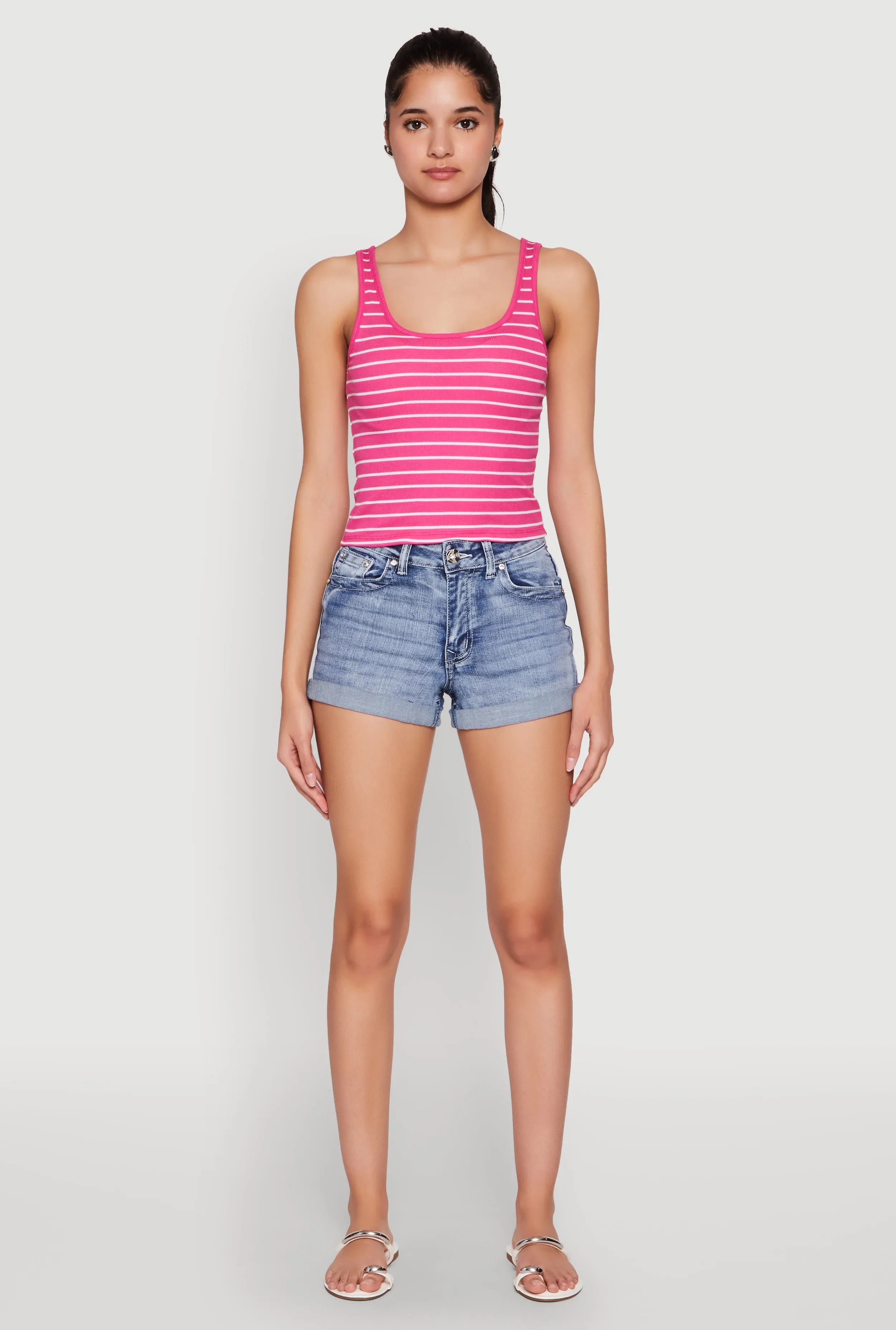 Basic Striped Tank Top