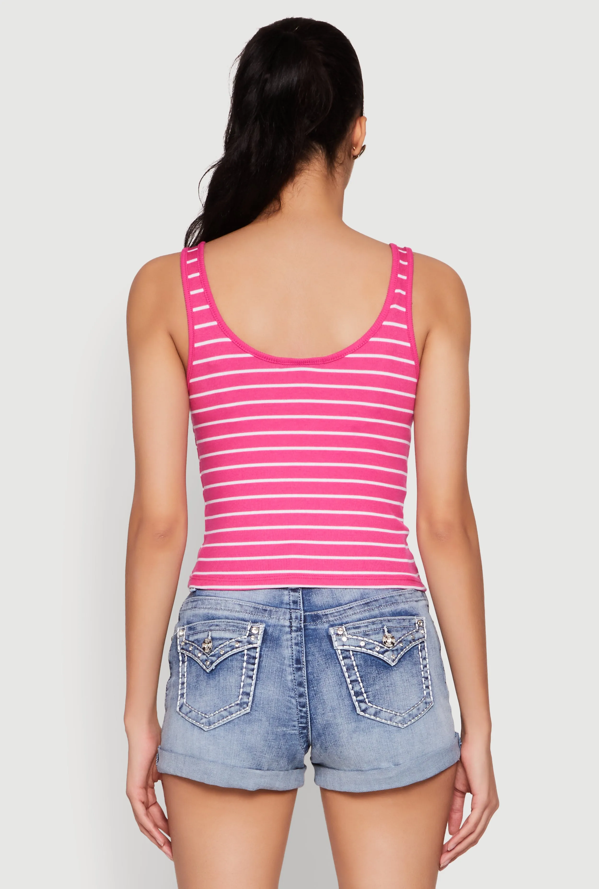 Basic Striped Tank Top
