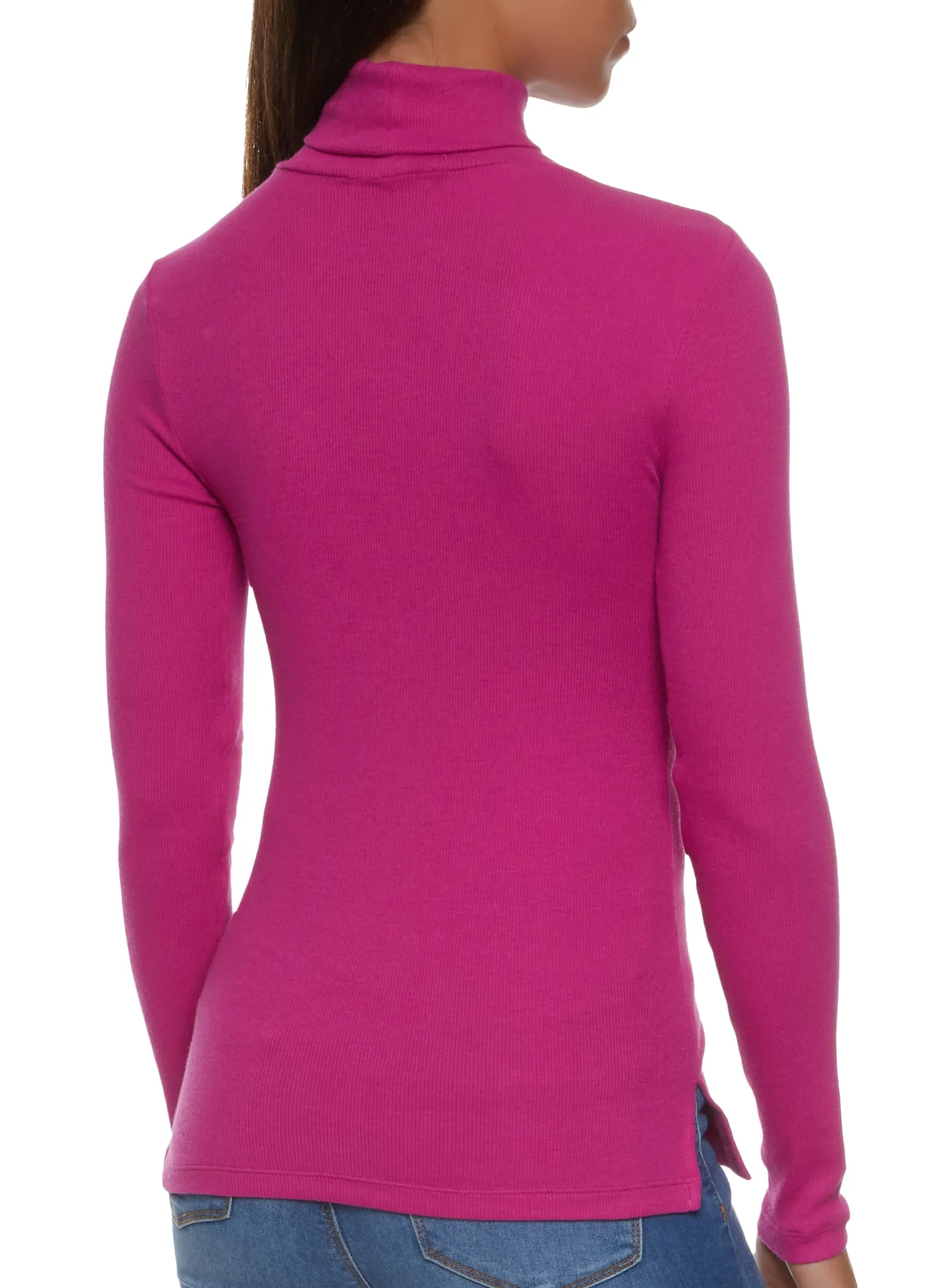 Basic Turtleneck Long Sleeve Top