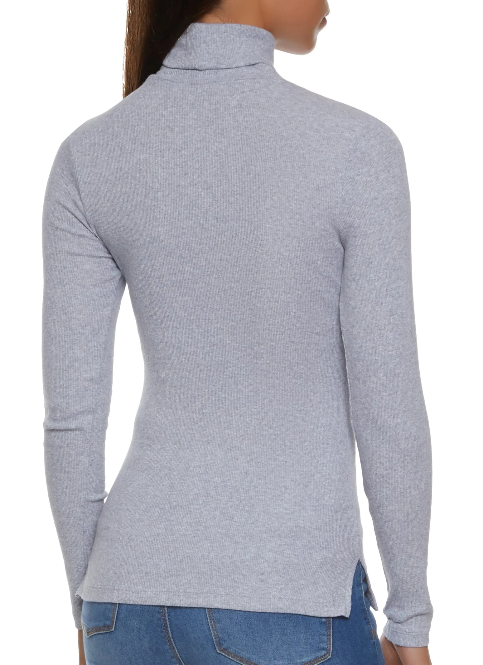 Basic Turtleneck Long Sleeve Top