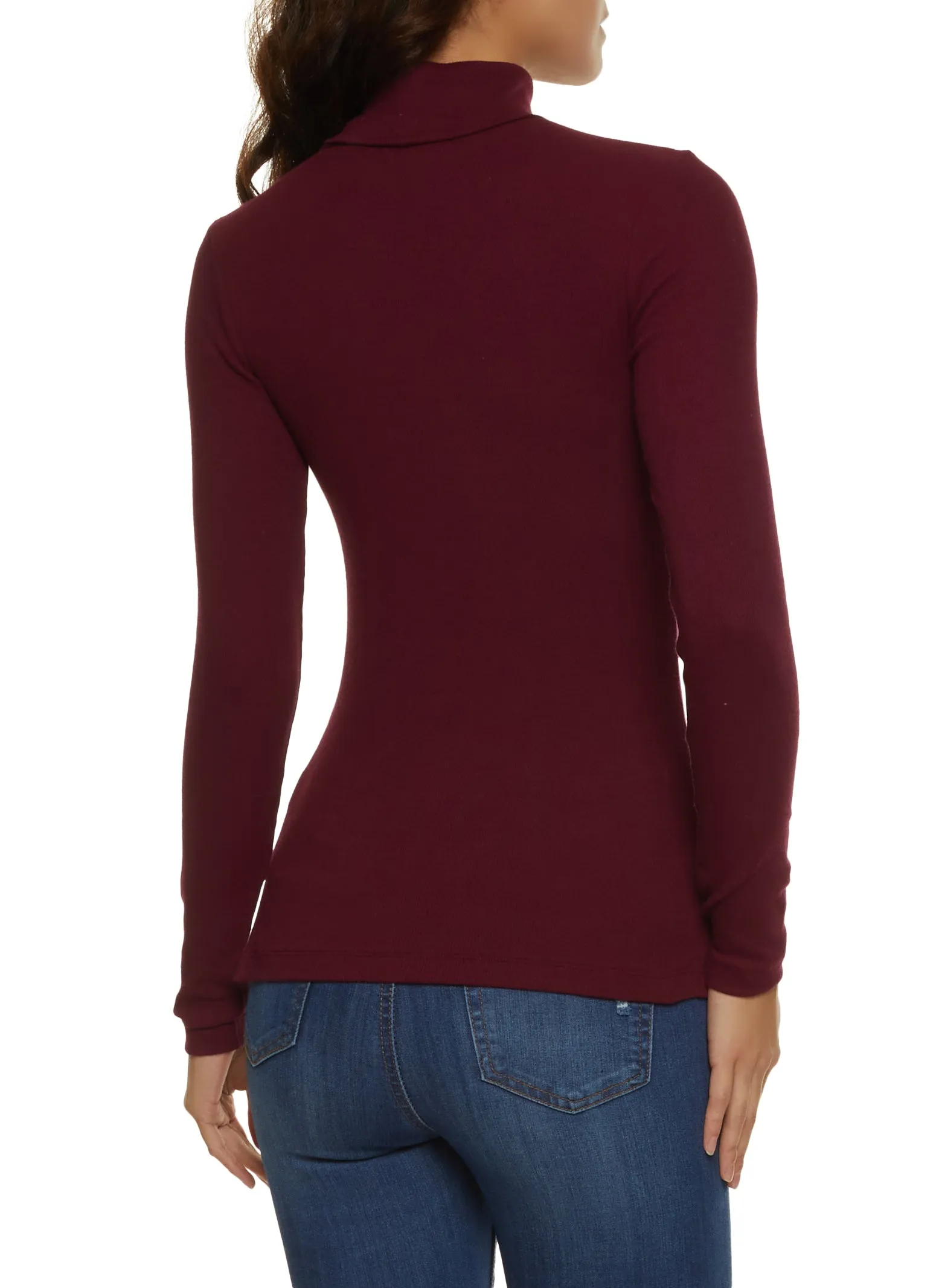 Basic Turtleneck Long Sleeve Top