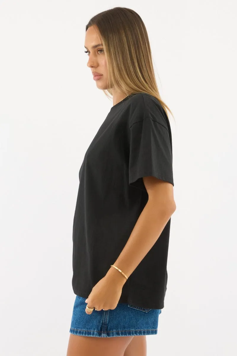 Black Loose Fit T-Shirt
