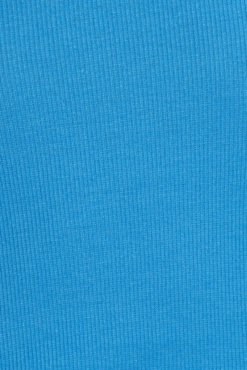 Blue T Shirt Short Sleeve Scoop Neck