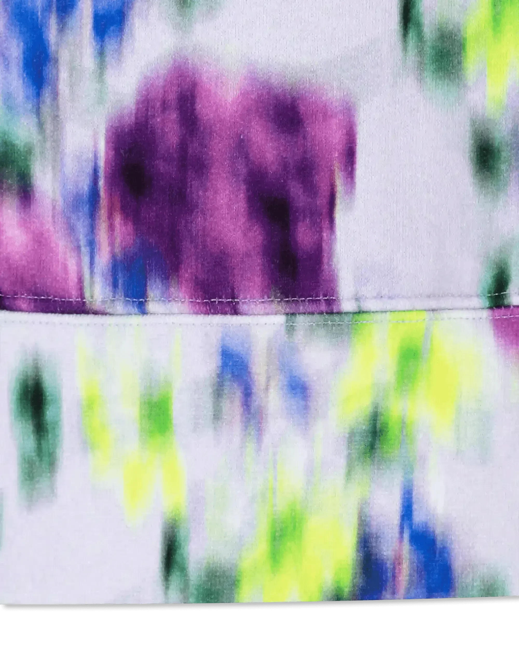 Blurred Floral Printed Hoodie