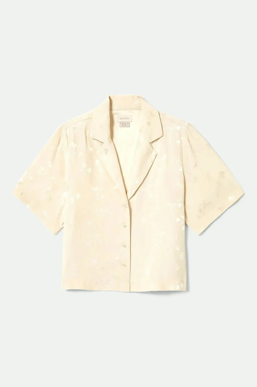 BRIXTON - CHEMISE EN JACQUARD SILKY - WHITECAP FLORAL - PÉ25