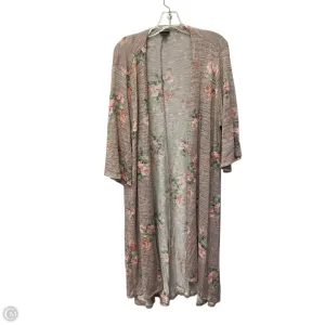 Cardigan By Torrid In Floral Print, Size: 2
