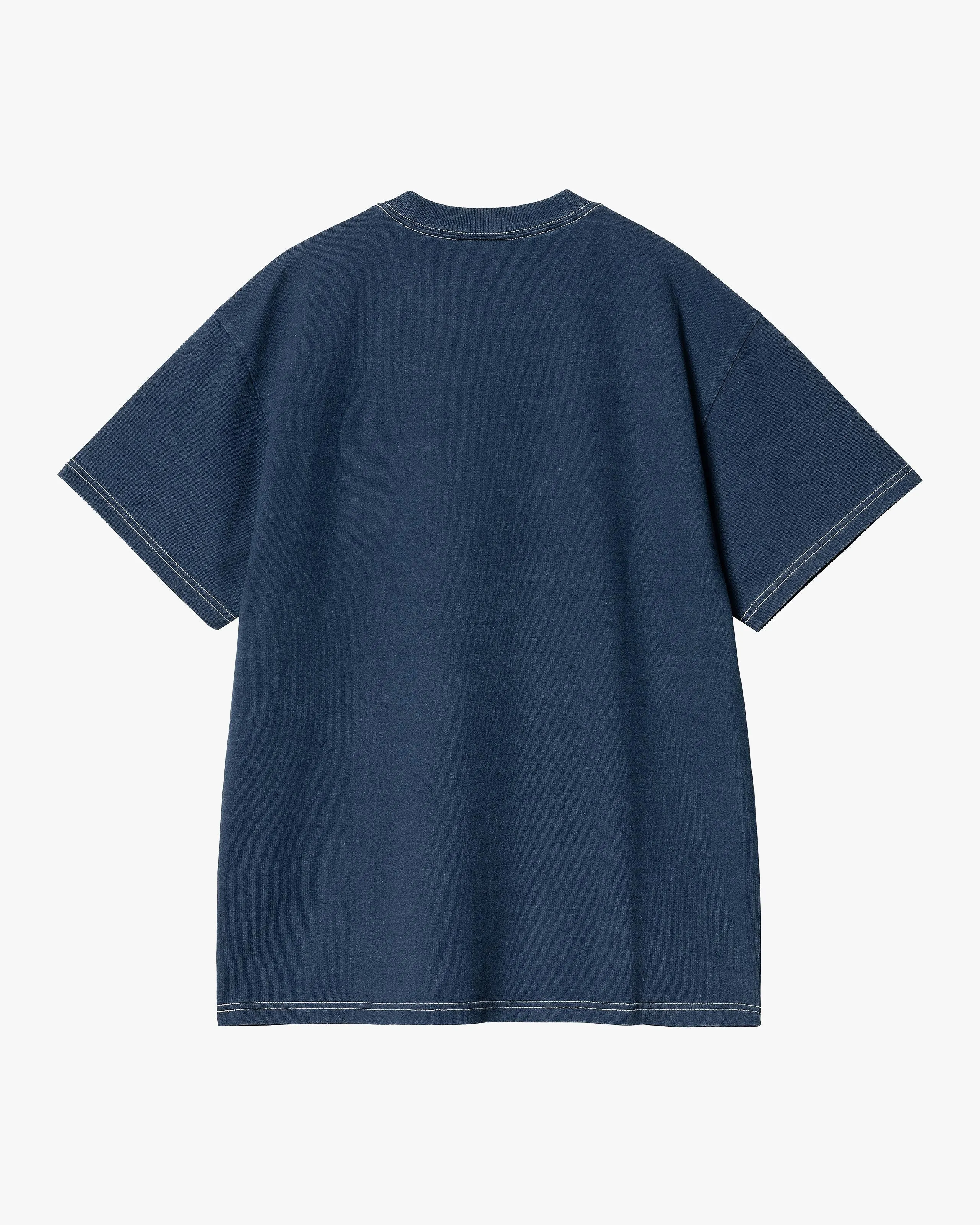 Carhartt WIP Ingo Pocket Tee - Dark Blue Garment Dyed