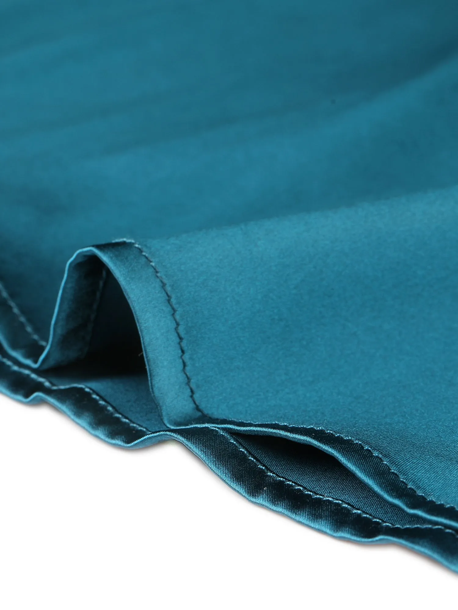 Casual Short Sleeve Satin Silky Work Business Button Down Shirt
