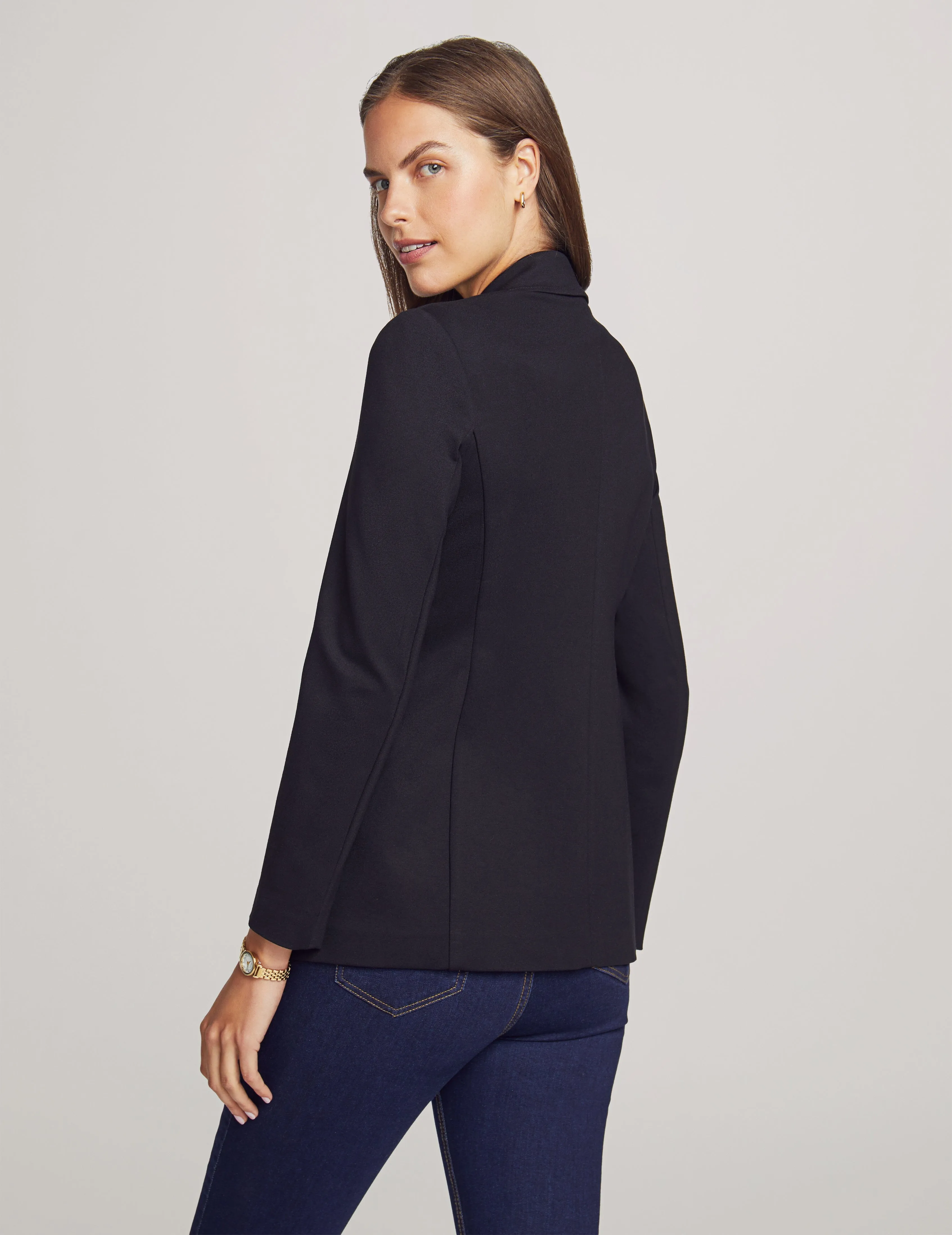 Collection Compression Notch Collar Blazer