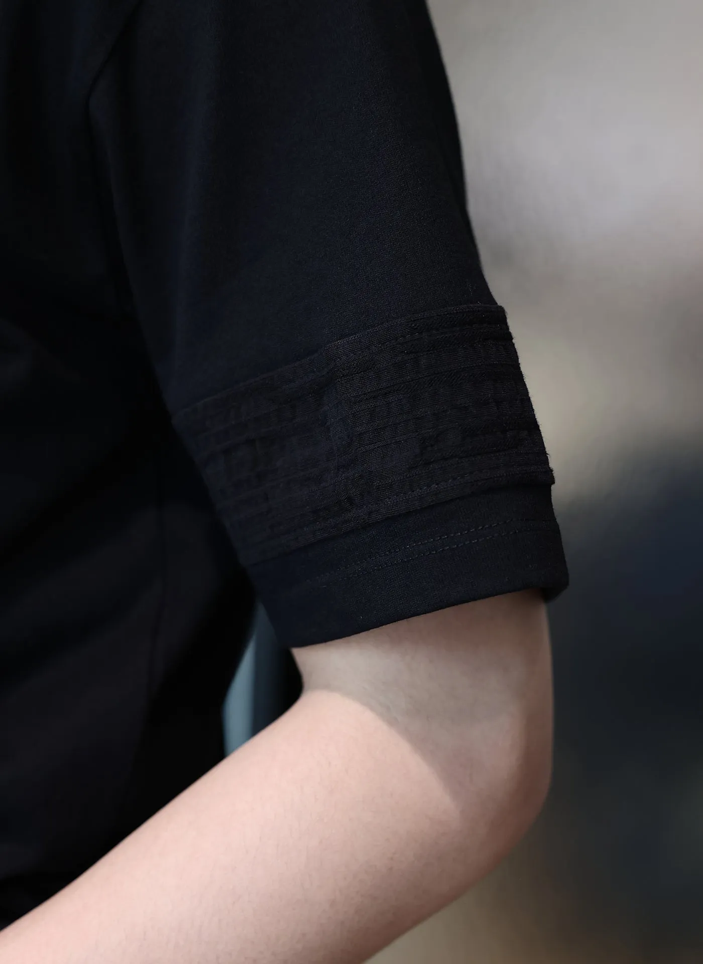 Cotton Chain-Stitch Graphic Top