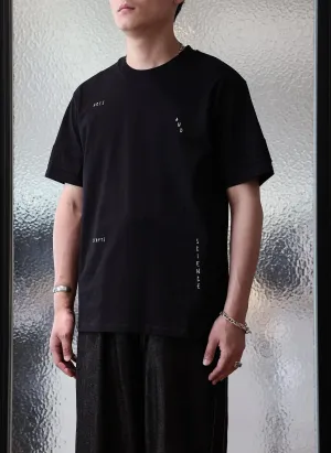Cotton Chain-Stitch Graphic Top