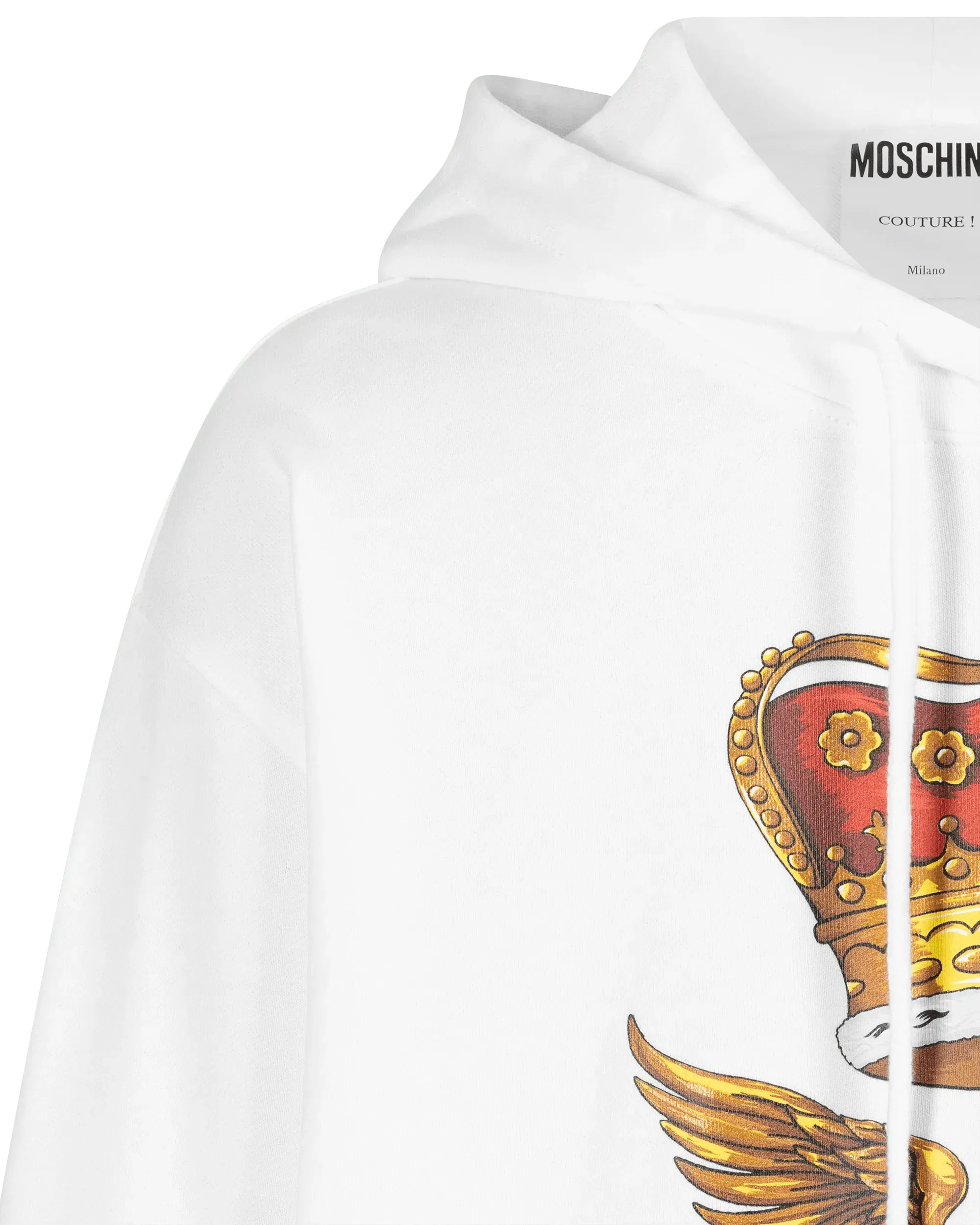 Crown Printed Archive Scarves Hoodie