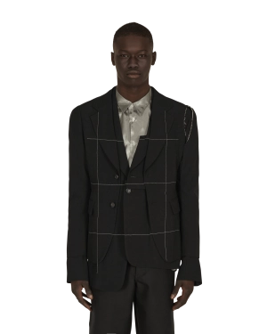 Deconstructed Blazer Black