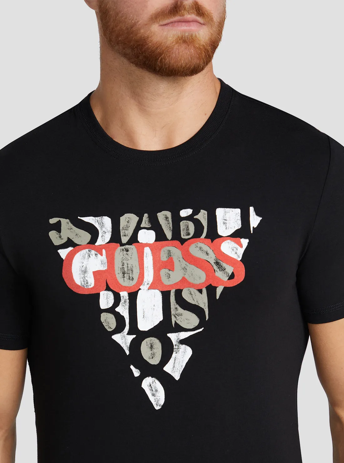 Eco Black Blurri Logo T-Shirt