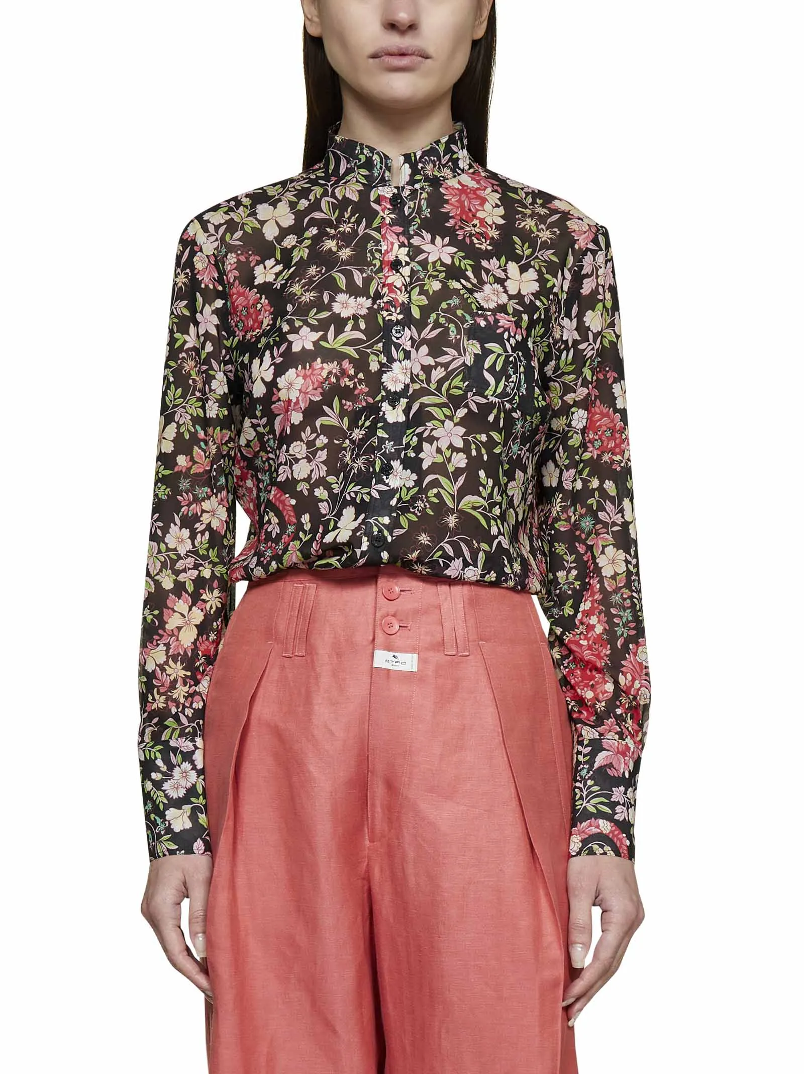 Etro Allover Floral Printed Shirt