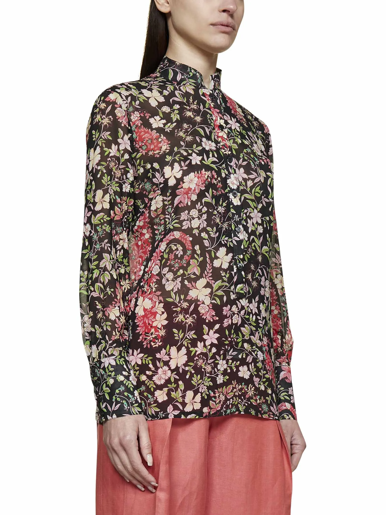 Etro Allover Floral Printed Shirt