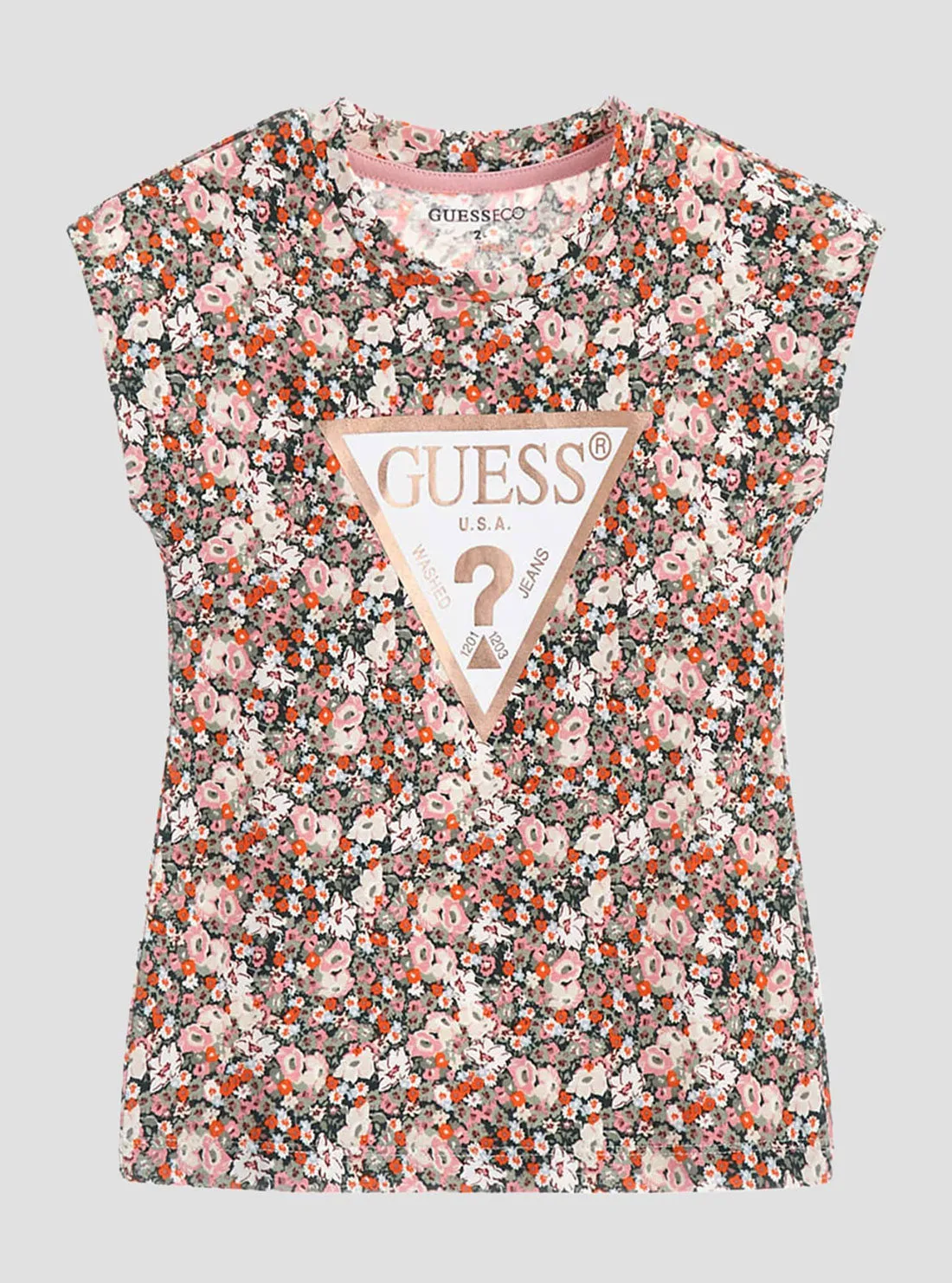 Flower Fantasy Print Logo T-Shirt (2-7)