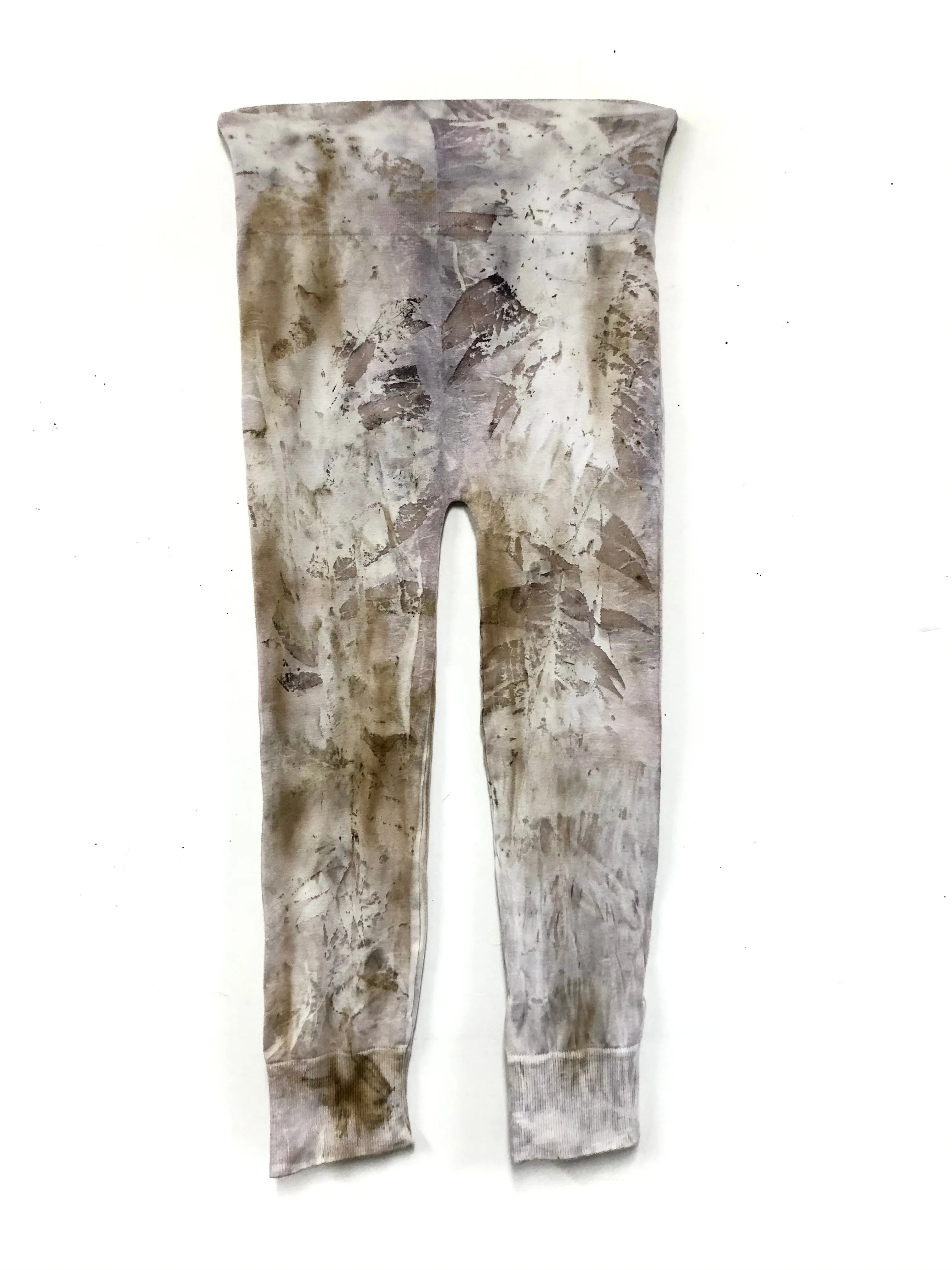 High Waist Ecodyed Bamboo Jersey Leggings 3/4