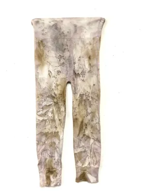 High Waist Ecodyed Bamboo Jersey Leggings 3/4