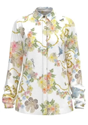 Just Cavalli Floral Print Shirt