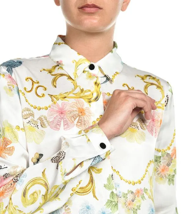 Just Cavalli Floral Print Shirt