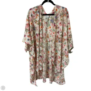 Kimono By Clothes Mentor In Floral Print, Size: Osfm