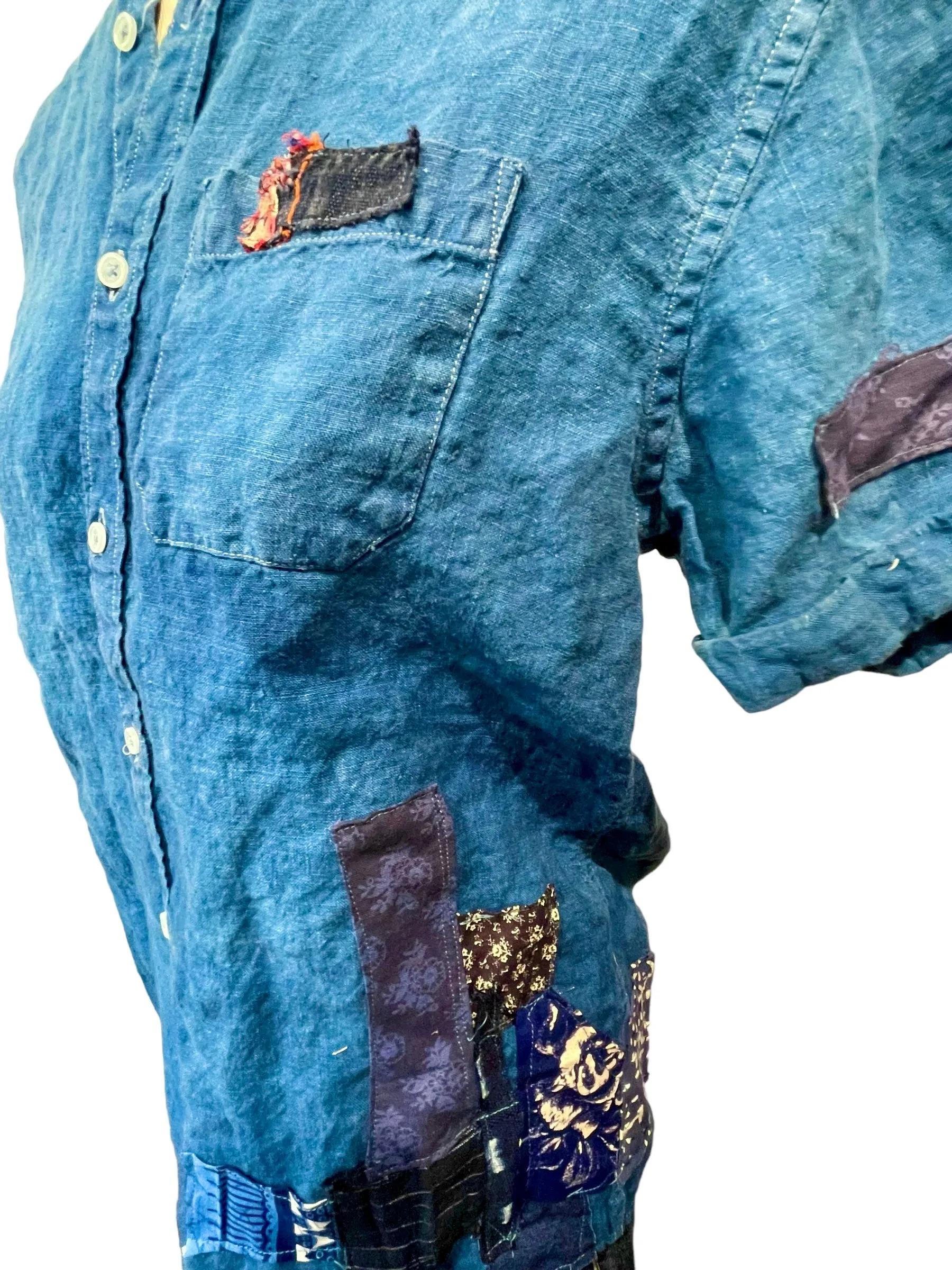 Linen ss collar shirt for the Urban nomad
