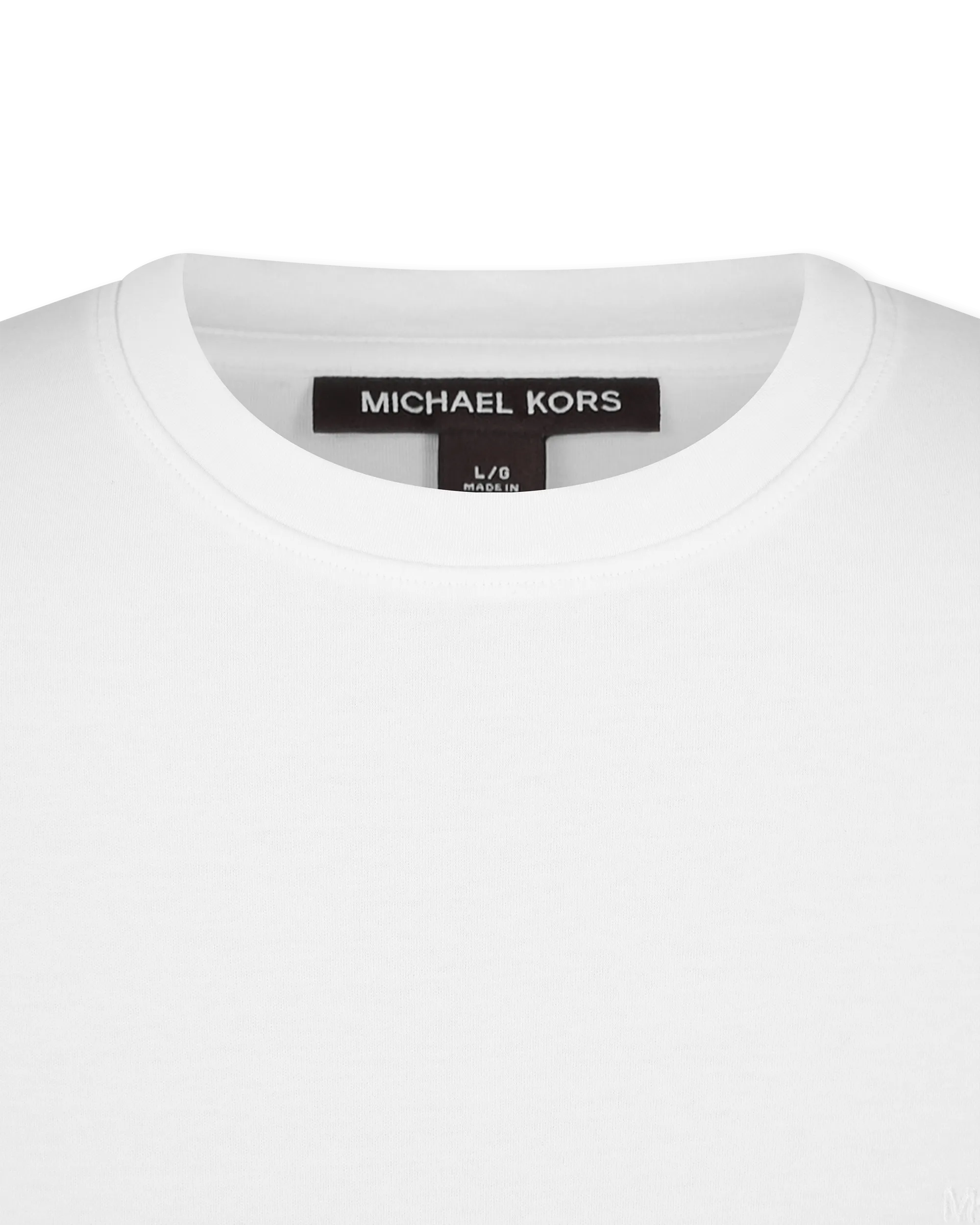 Logo Embossed Cotton T-Shirt