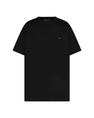 Logo Embossed Cotton T-Shirt