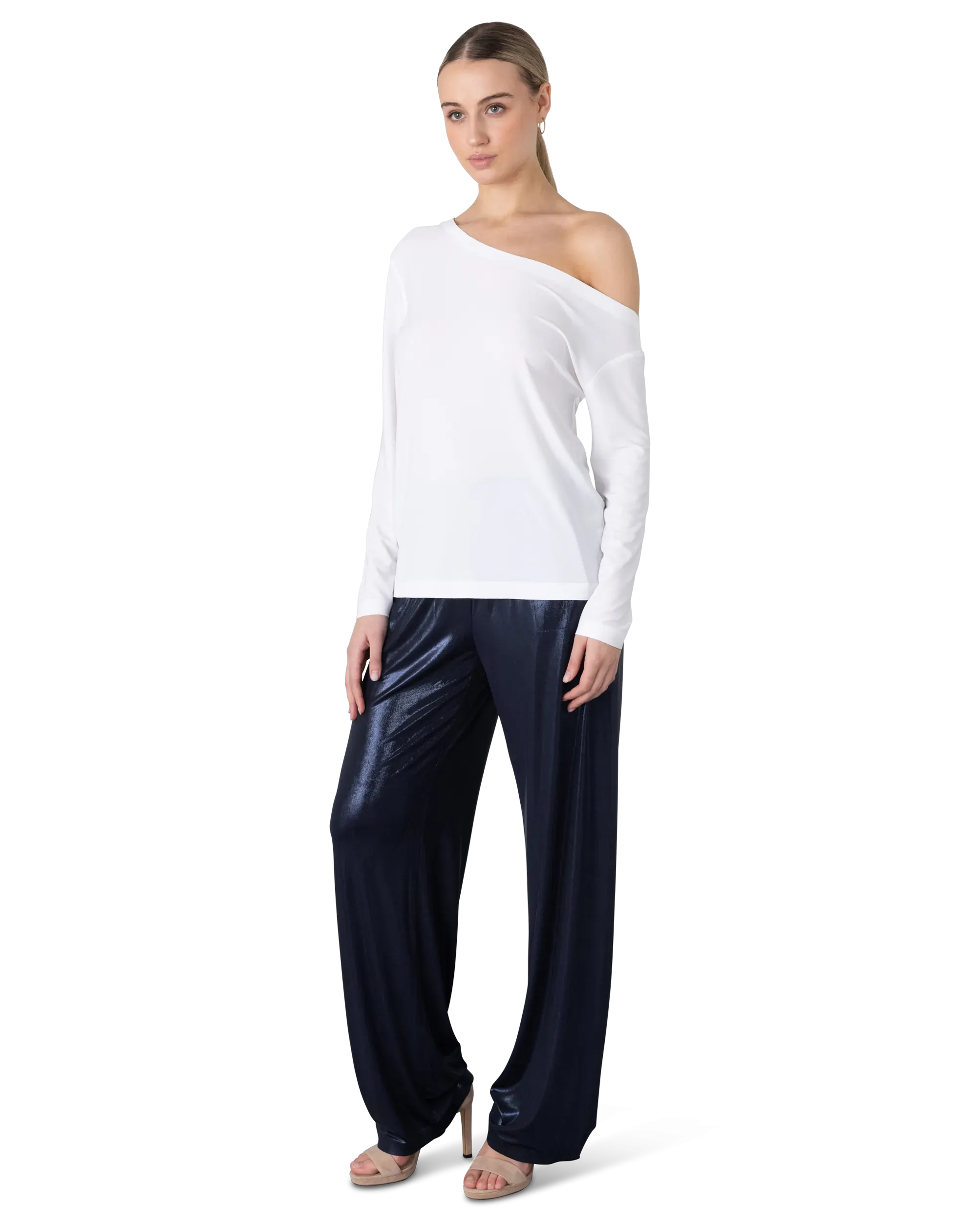 Long Sleeve Drop Shoulder Top