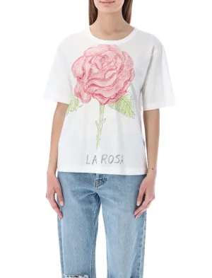 Marni Floral Print Crewneck T-Shirt