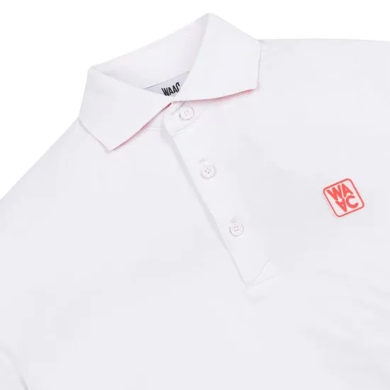 Men's ATHLETIC Arrow Reversed Collar Polo White