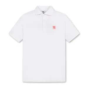 Men's ATHLETIC Arrow Reversed Collar Polo White
