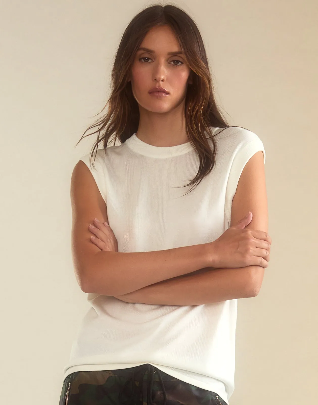 Mica Sleeveless Knit Top