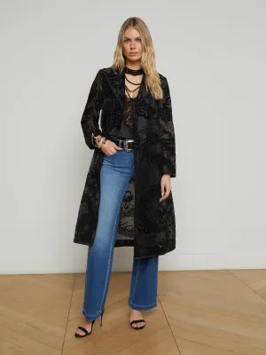 Moda Organza Trench Coat