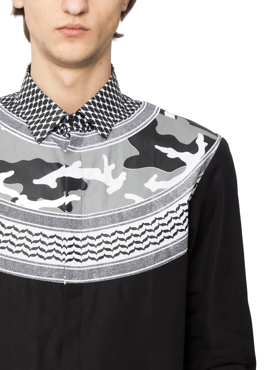 Neil Barrett Graphic Print Slim Fit Shirt