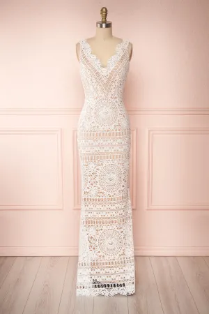 Nyura Ivory | Lace Bridal Dress
