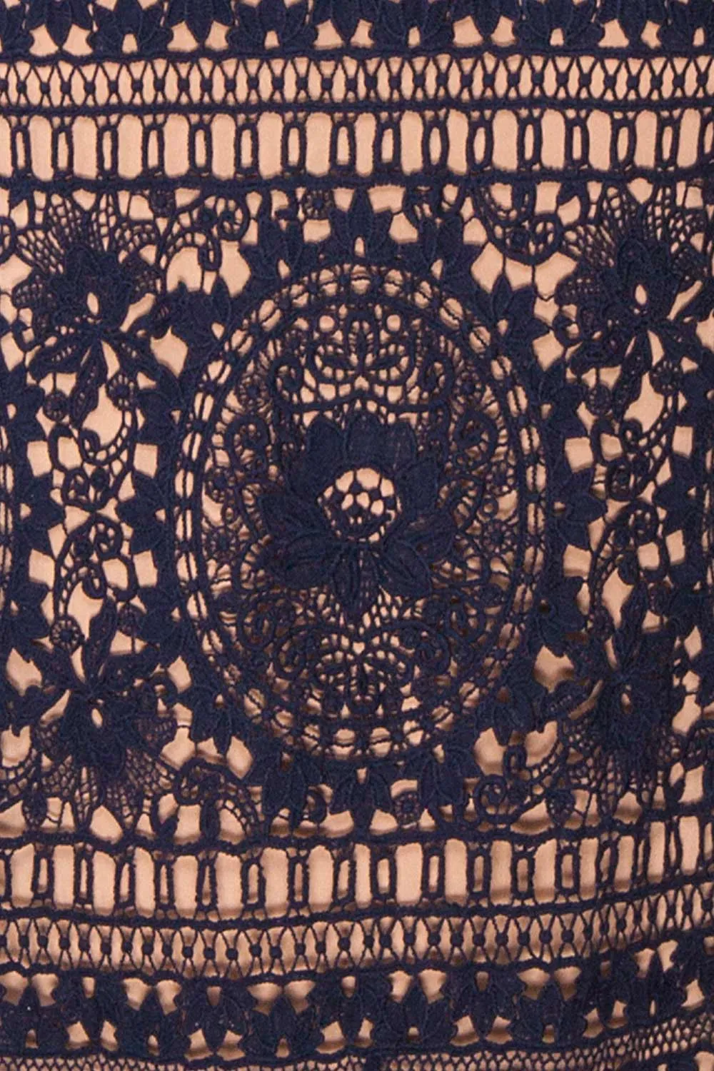 Nyura Navy | Lace Mermaid Dress