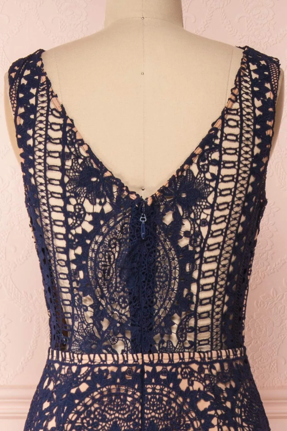 Nyura Navy | Lace Mermaid Dress