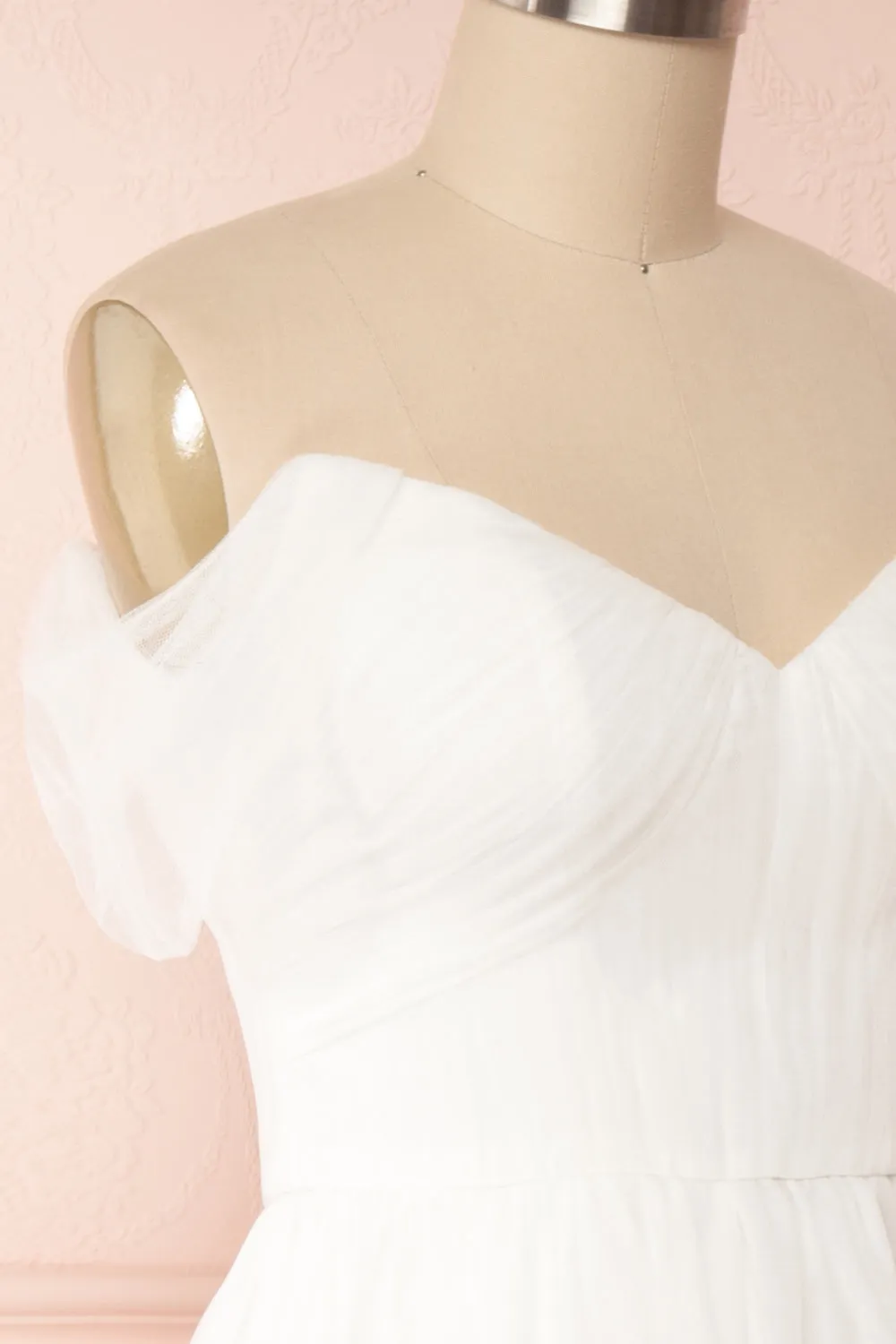 Odette White | Midi Tulle Dress