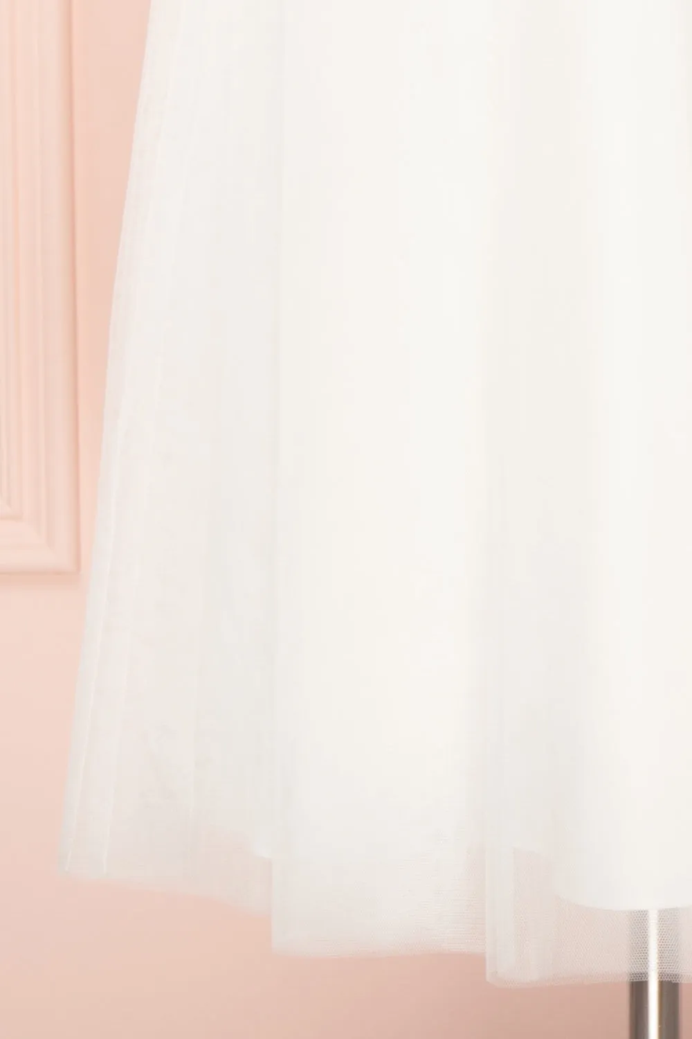 Odette White | Midi Tulle Dress