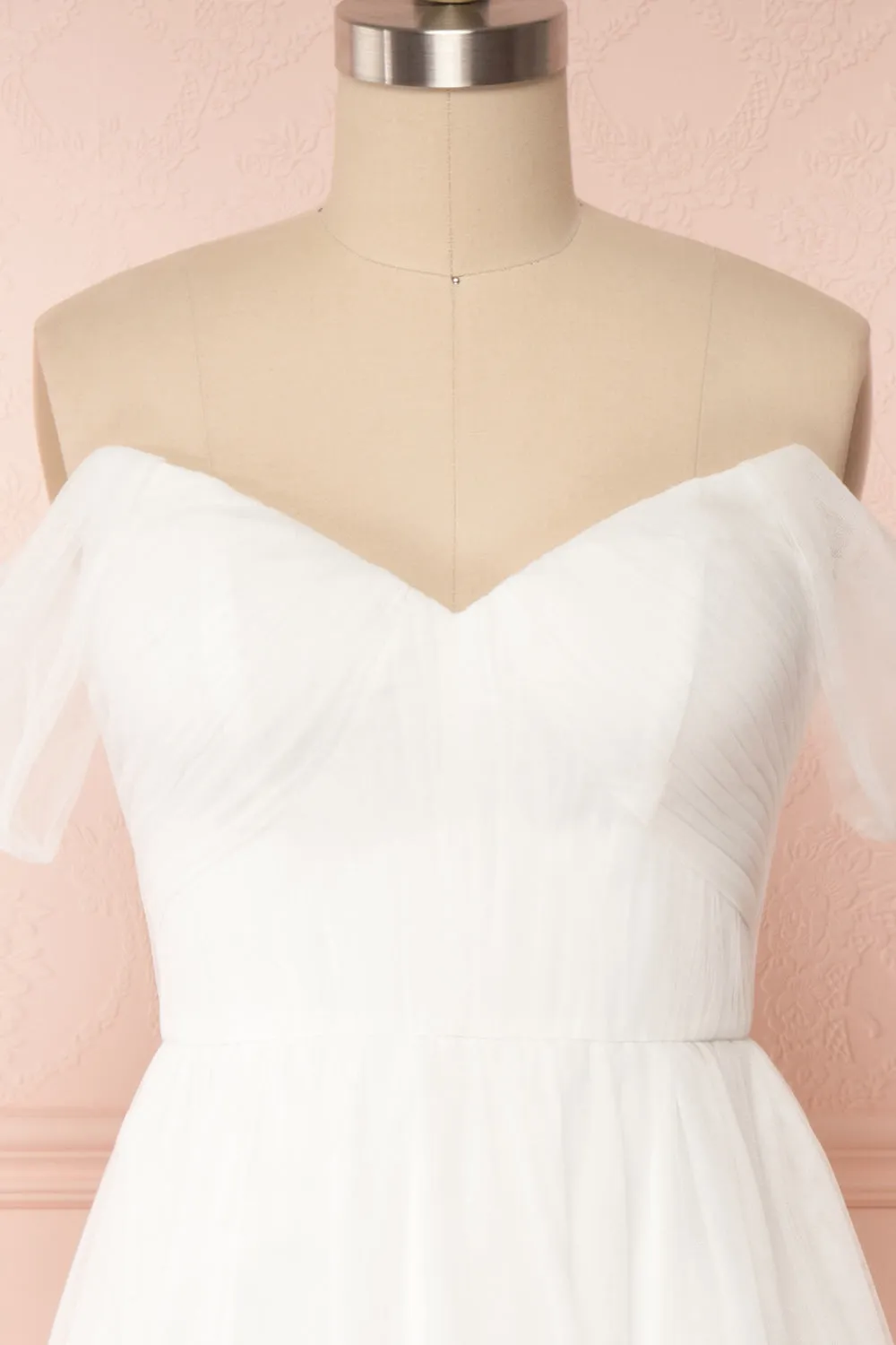Odette White | Midi Tulle Dress