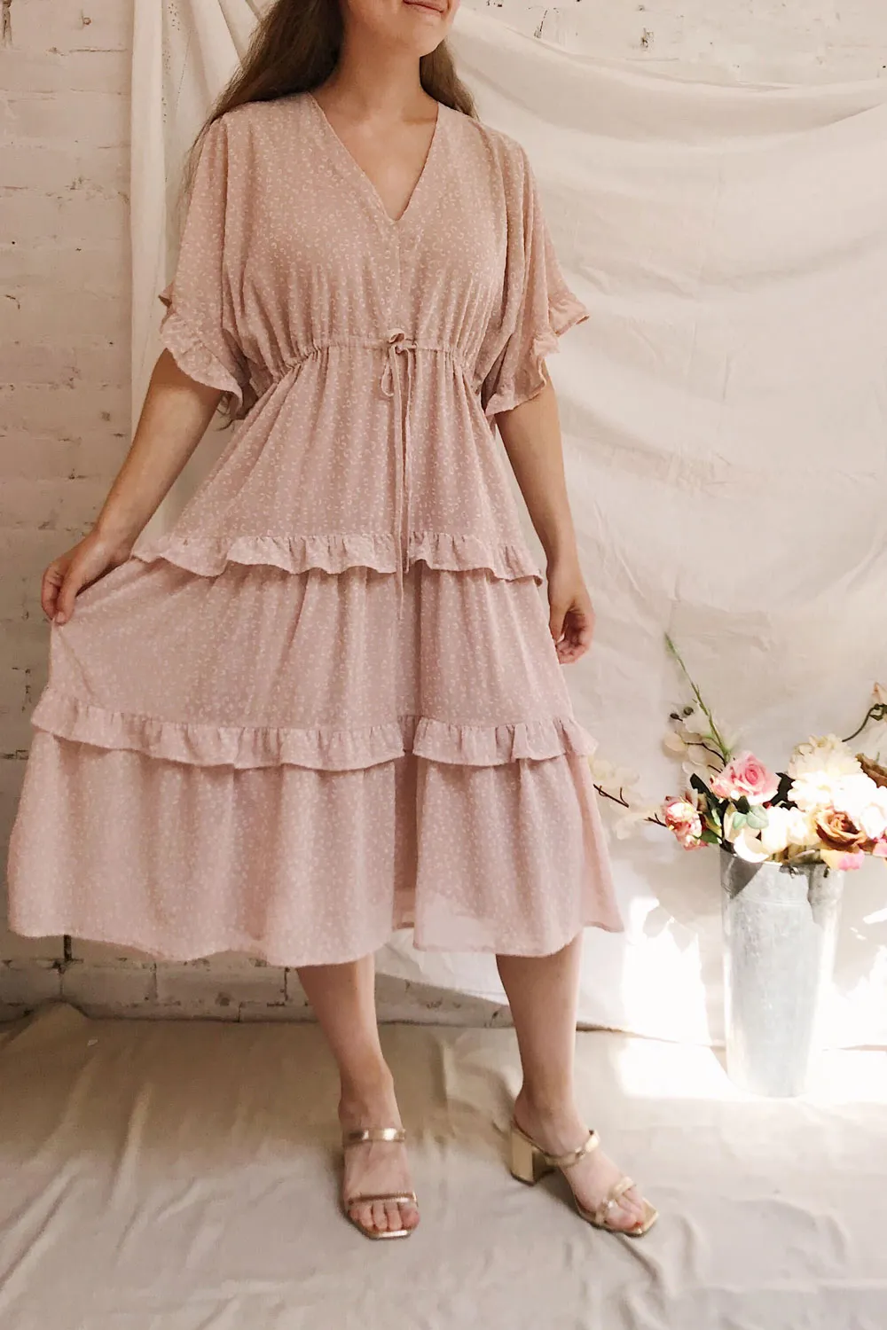 Odyssee | Layered Midi Dress